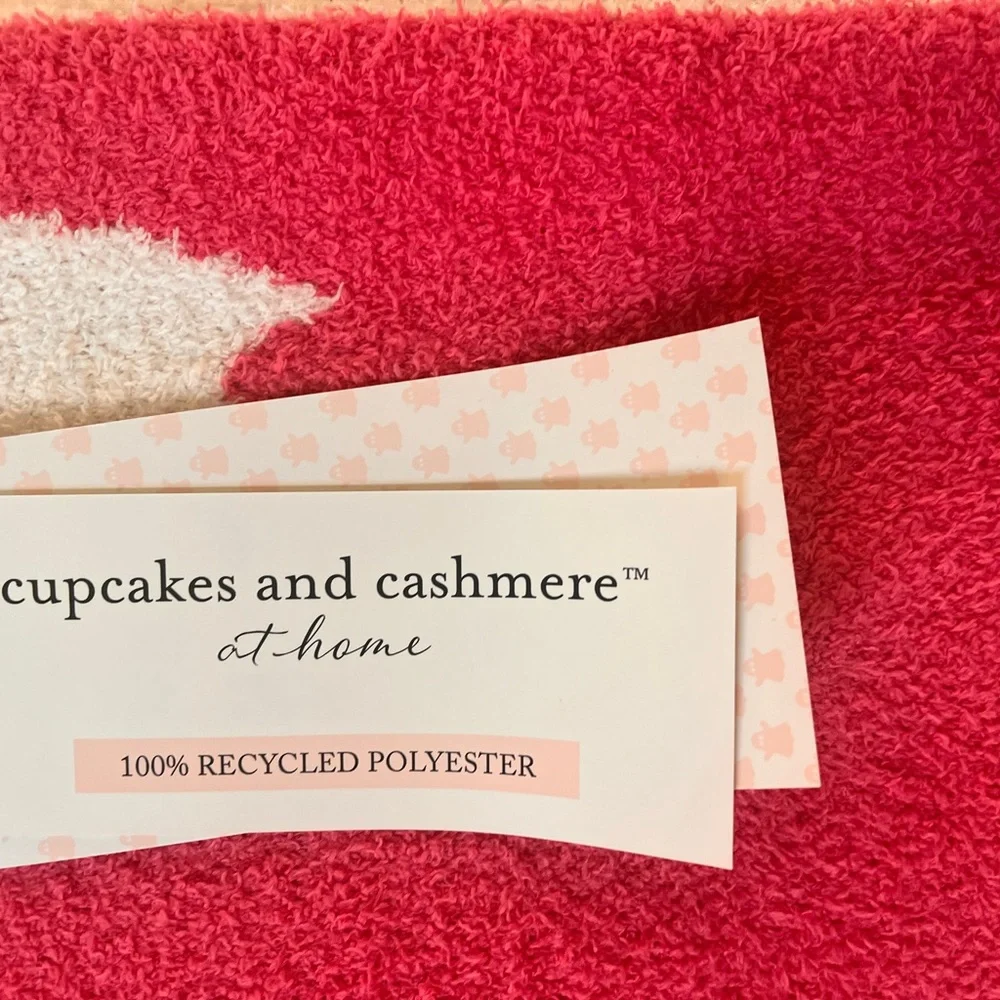 Cupcakes and Cashmere Halloween Pink Ghost Blanket Throw